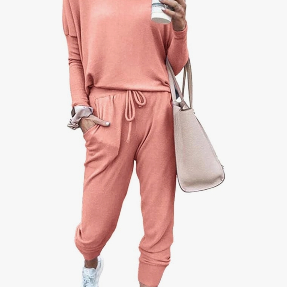 Women's Peach Lounge Set